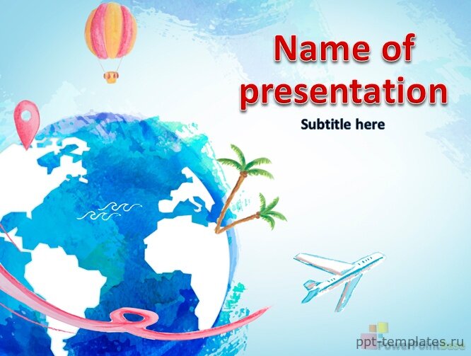 Шаблон туризм презентаций для PowerPoint №216 скачать бесплатно